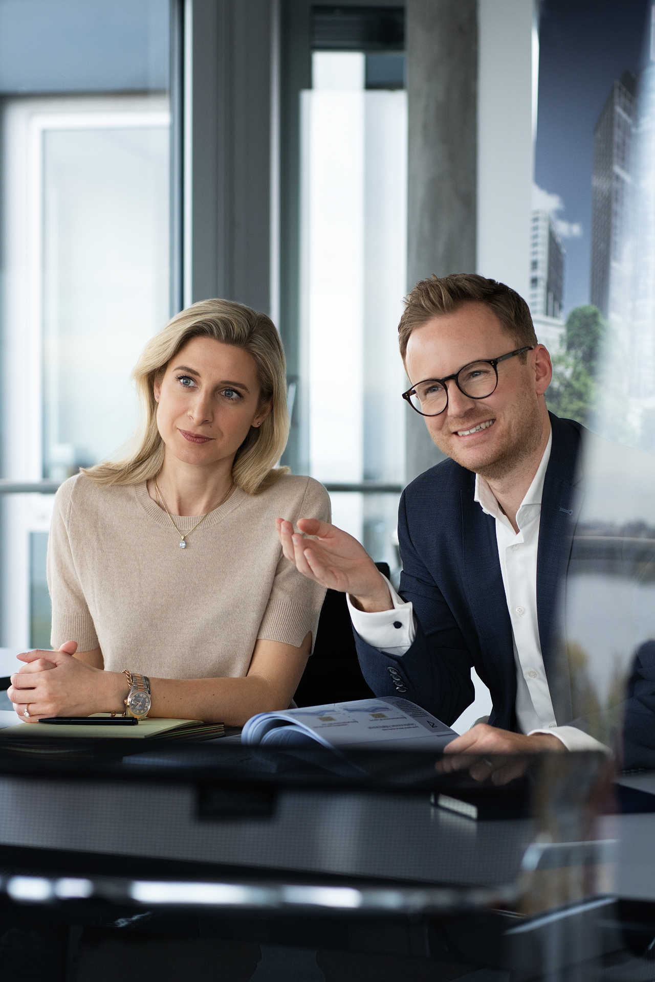 Beratungsgespräch bei Brinkmann & Partner im Büro