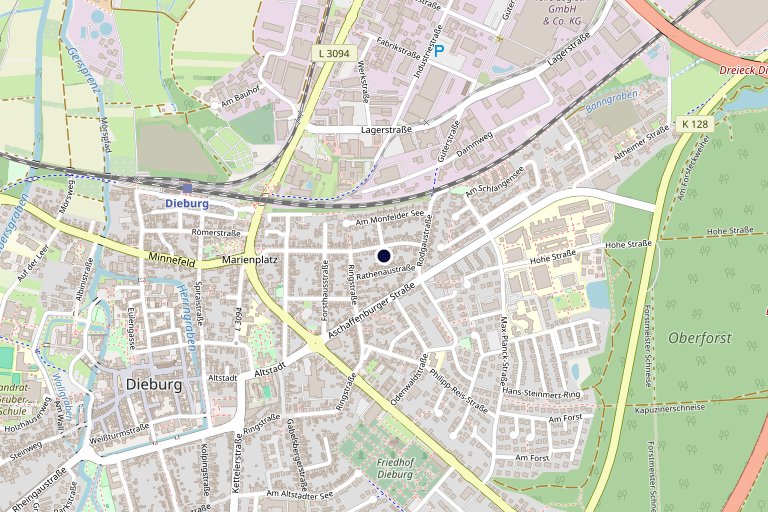Standort Dieburg — Karte und Anfahrt
