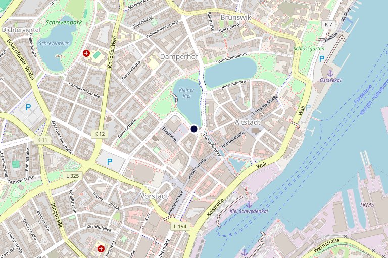 Standort Kiel — Karte und Anfahrt