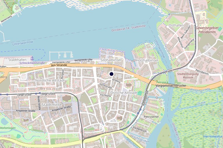 Standort Rostock — Karte und Anfahrt